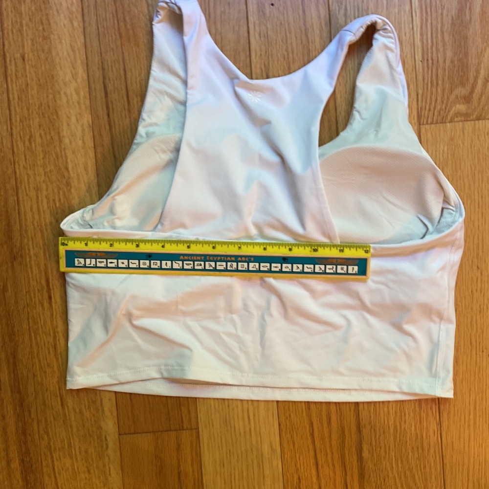 Athleta white sports bra L - Picture 6 of 7